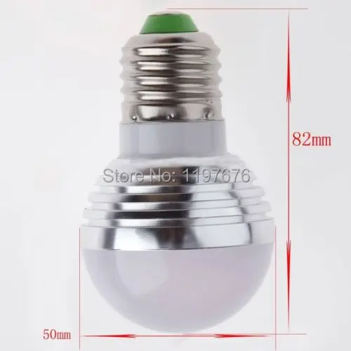 RGB Светодиодный точечный светильник 3 Вт E27 B22 MR16 E14 GU10 цвет сменный светодиодный светильник ing лампа с пультом 85-265 в 500 шт./лот DHL бесплатно
