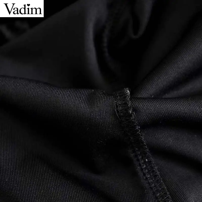 Vadim милый Женский бархатный мини-платье с цветочной вышивкой кисточками и
