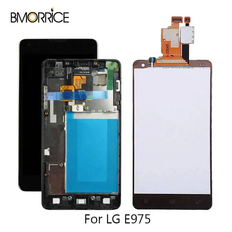 Оригинальный Для LG E975 дисплей сенсорный экран дигитайзер для Optimus G LCD LS970 F180 E971 E973