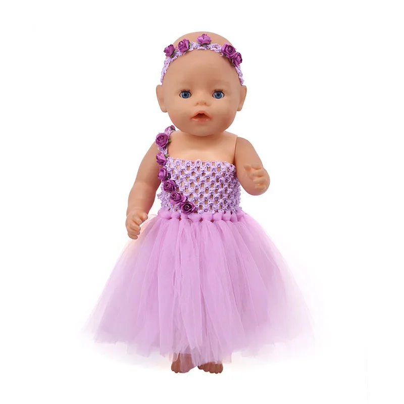 LUCKDOLL5 цвет свадебное платье подходит 18 дюймов Американский 43 см Кукла одежда аксессуары, игрушки для девочек, поколение, подарок на день рождения - Цвет: n1761