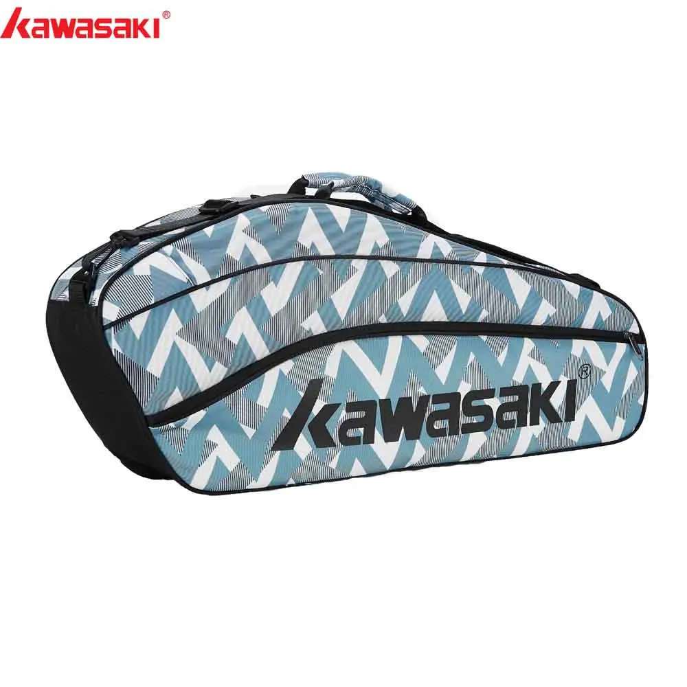 Kawasaki бренд одного плеча теннисные ракетки для бадминтона Сумка Для мужчин Для женщин Спортивные сумки 3 ракетки сумки для бадминтона KBB-8303