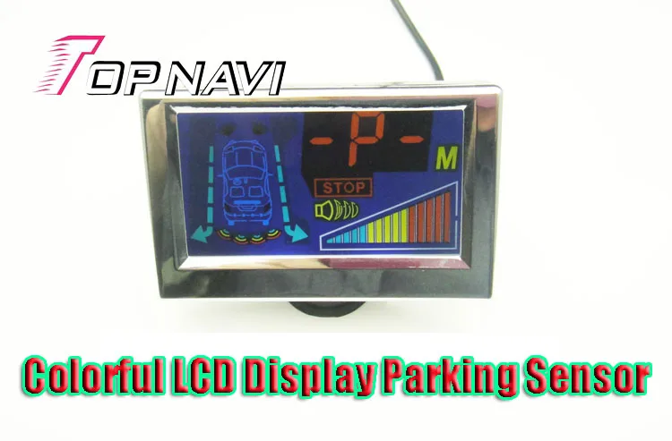 

Car LCD Digital Display BIBI Parking Sensor Reverse Backup 4 Radar BI-BI Alarm