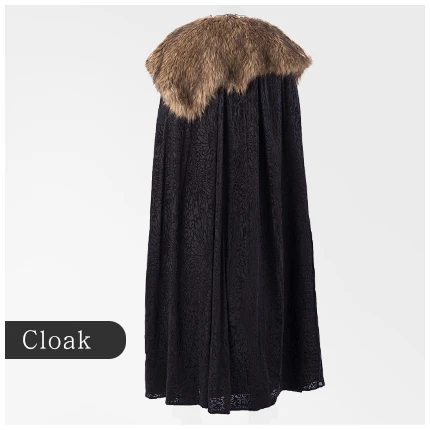 cloak Игра престолов Сезон 8 Джон Сноу косплей костюм плащ жилет лучшие аксессуары для маскарада на хеллоуин для мужчин на заказ - Цвет: cloak