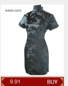Плюс Размеры искусственный шелк Cheongsam Длинные платья Вечеринка синий печать улучшенное платье Чонсам Ципао платье Orientale XXXL 4XL XXL