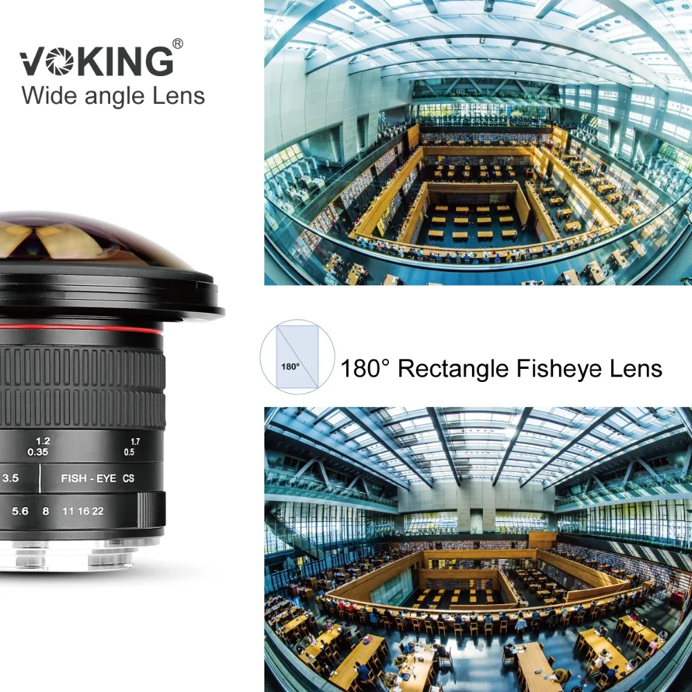 Ультра широкий объектив VOKING VK 8 мм f3.5 рыбий глаз для Canon EOS 1300D 600D 200D 5D 6D 80D 750D 500D 800D