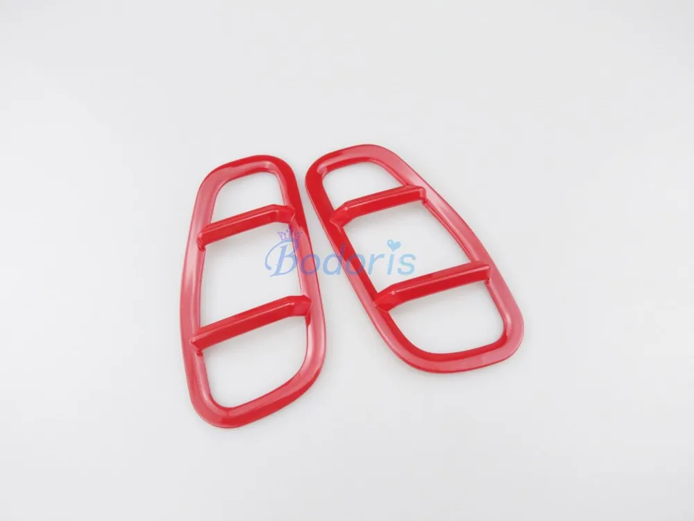 Красный цвет боковая лампа крышка светильник планки Бампер протектор ABS Хром