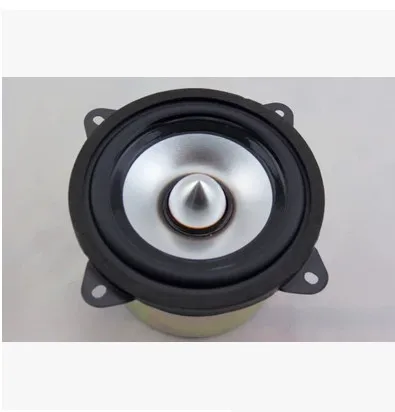 Лихорадка логи-tech 3 дюймов динамик алюминиевый пуля голова бумажный конус резиновый край Полный диапазон частот 5 Ом 10 Вт 2 шт./лот
