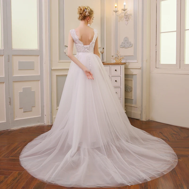 Свадебное платье Русалка 2 в 1 со съемным шлейфом 2019|wedding gowns|2 in 1gown wedding |