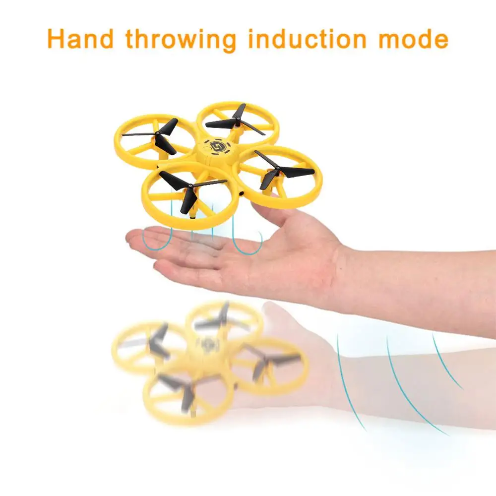 Мини Квадрокоптер индукционный Дрон Смарт часы с дистанционным зондированием