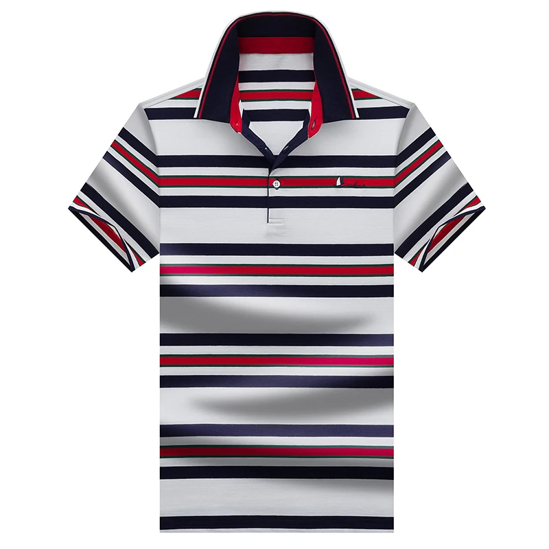 Высокое качество Tops & Tees Для мужчин поло из чистого полиэстера футболки Бизнес