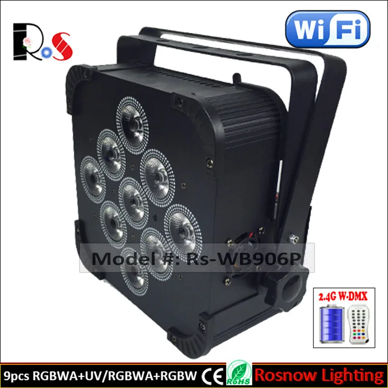 24 шт/3 зарядных футляра + 1 XLR трансивер WIFI управление телефоном беспроводной DMX