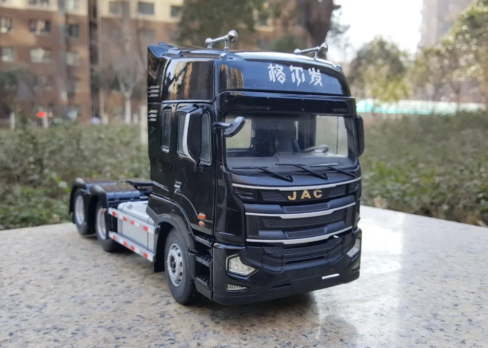 

Exquisite,Collectible Alloy Model Gift 1:24 Ratio JAC GALLOP A5W Truck Tractor Trailer Vehicles DieCast Toy Model for Decoration