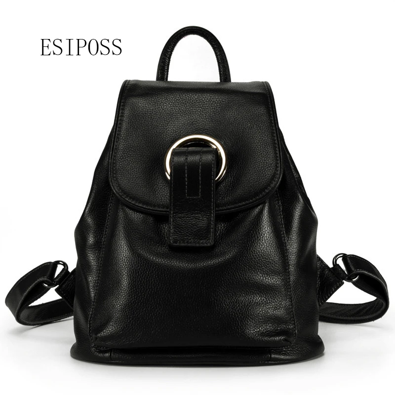 Рюкзак женский из натуральной кожи модный брендовый 2018|leather backpack rucksack|backpack