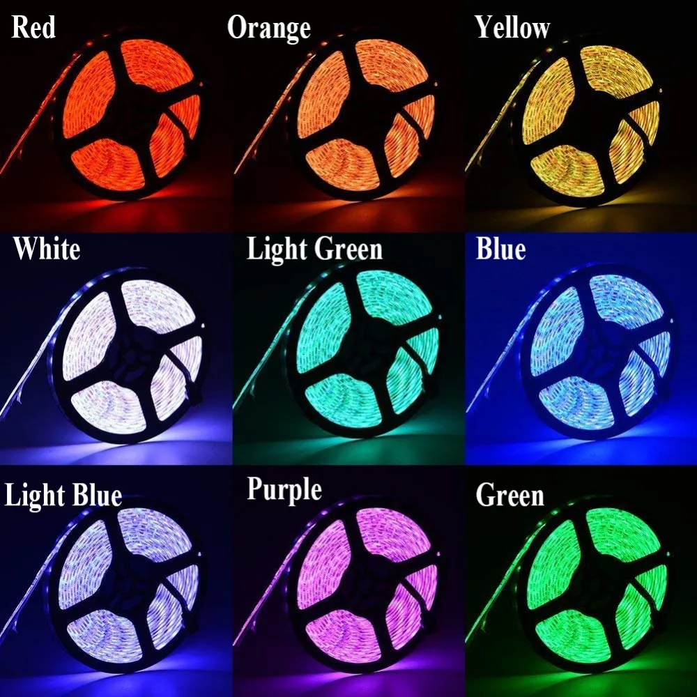 DC24V Светодиодная лента Водонепроницаемая 5050 RGB 20 м 25 15 с пультом дистанционного