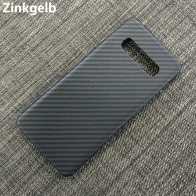 Чехол для samsung S10, роскошный тонкий жесткий чехол из настоящего матового углеродного волокна, противоударный чехол для телефона для samsung S10 Plus, чехол
