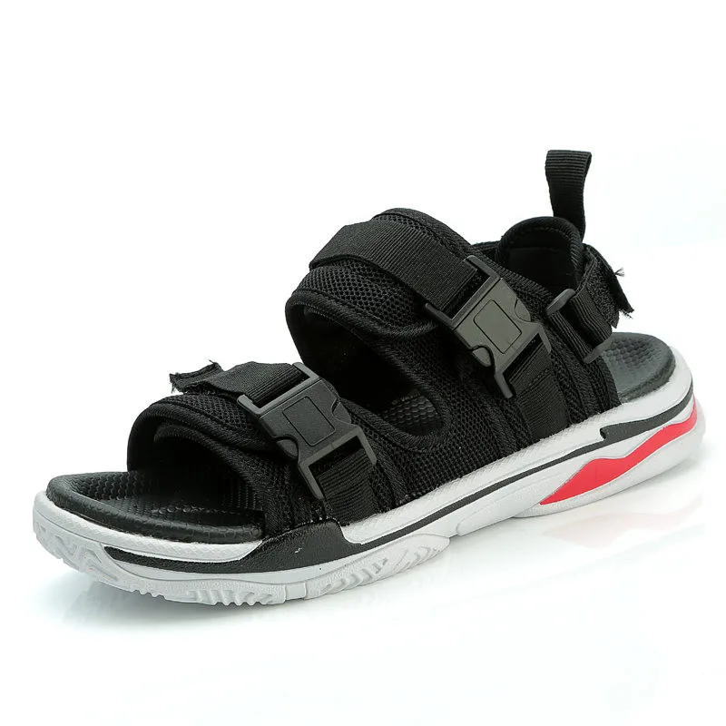 TRAANO 2019 New Mesh Men's Sandals Summer Casual Shoes High Quality Flat Beach Slippers for Men Hommes Sandalias CC-178 | Обувь