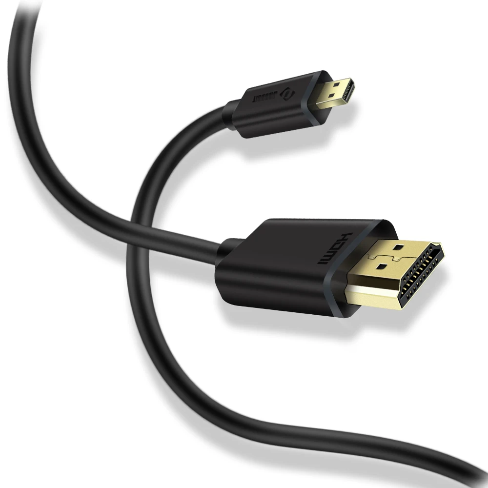 Micro HDMI кабель с золотой вилкой 1 4/2 0 к высокоскоростной HDTV 4K Ethernet ARC м 2 3 м|Кабели HDMI|