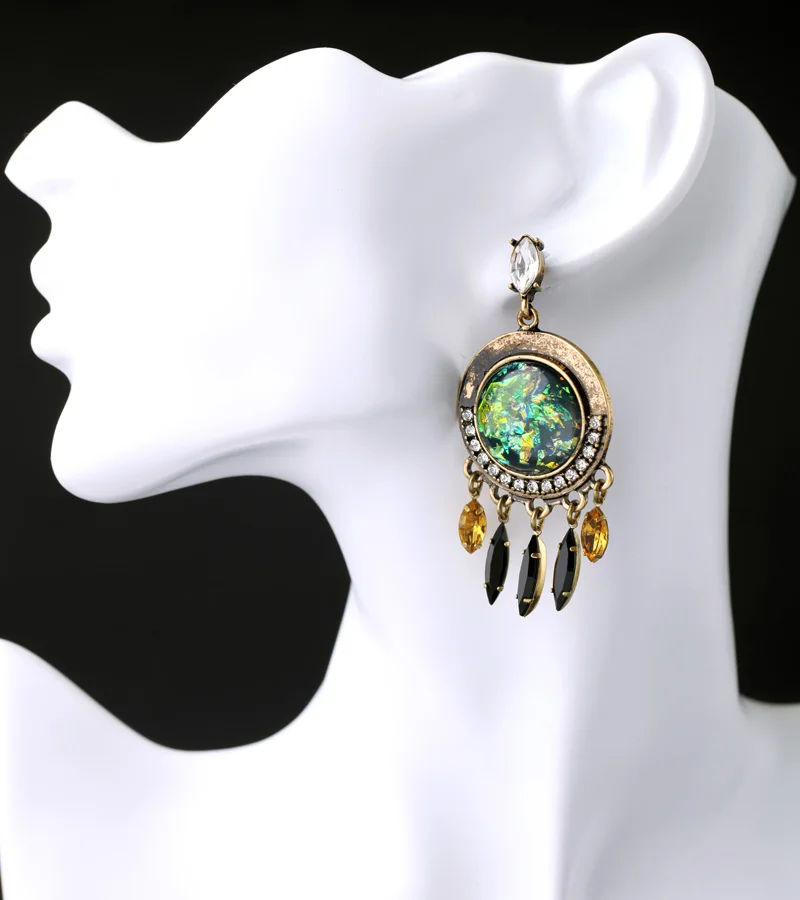 Exclusive Ethnic Style Marquise Statement Earrings Wholesale Online Store Turkey Jewelry | Украшения и аксессуары