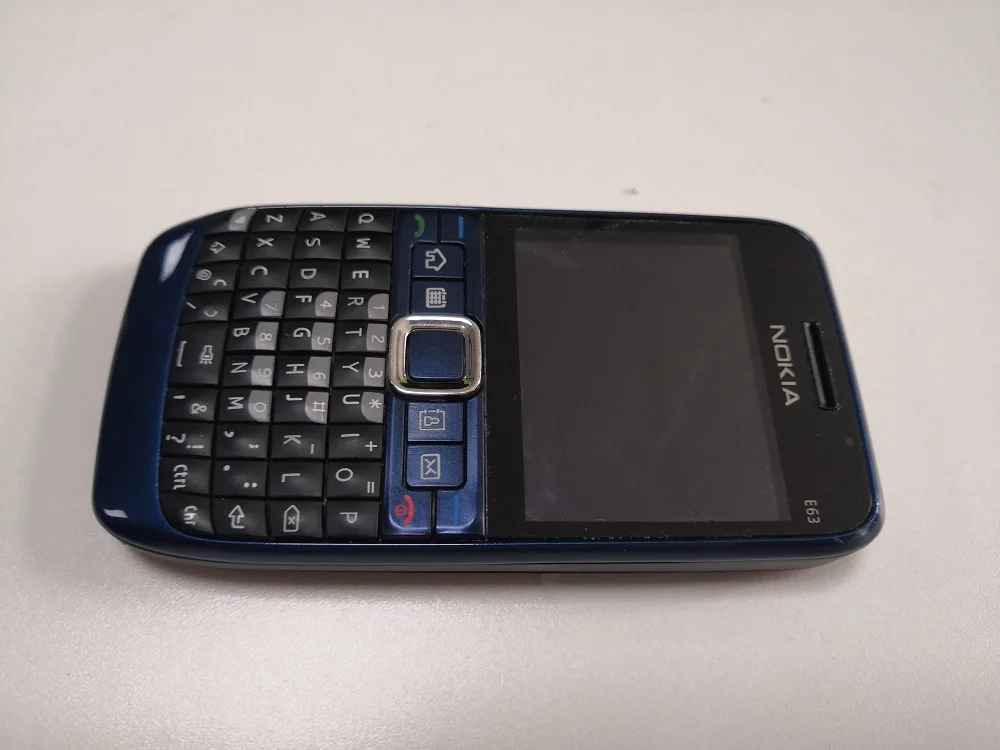 Оригинальные разблокированные NOKIA E63 сотовые телефоны 3G WIFI Bluetooth mp3 плеер 2MP камера отремонтированный телефон один год гарантии