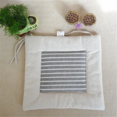 В сдержанном стиле льняной обеденный стул Подушка для дома Декор офиса и школы