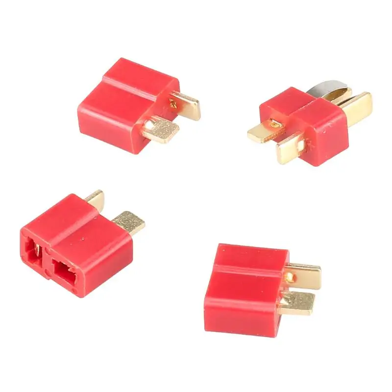 10 пара/лот новый дизайн нейлоновая Т вилка в стиле DEANS T CONNECTOR Золотая образная для