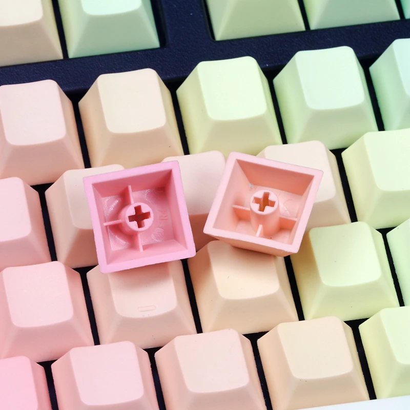 Пустой pbt keycap rainbow cherry профиль для mx Переключатель 104 клавиш|Клавиатуры| |