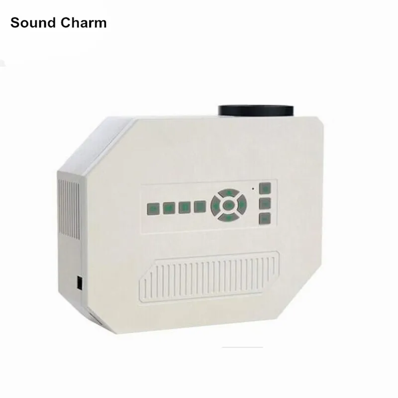 Портативный светодио дный Мини HD светодиодный проектор 100 дюймов кино театр