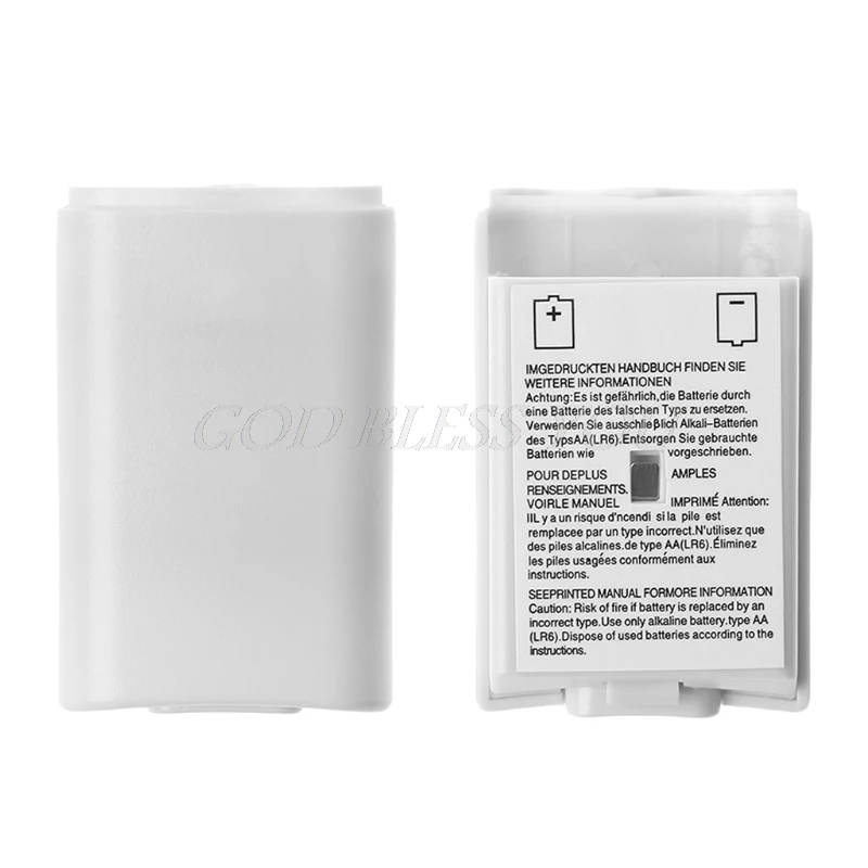 Задняя крышка батарейного отсека AA белый чехол для беспроводного контроллера Xbox