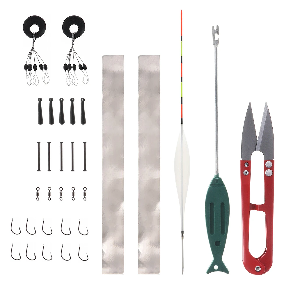 33 шт./компл. рыболовные аксессуары поплавок свинцовый кожаный космический