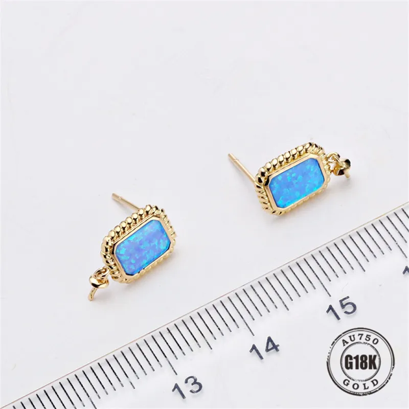 New Design Circle Earrings 18 K Solid Gold Accessorie Earings Women Girls Romantic Jewelry Making Wedding Fine Gift | Украшения и