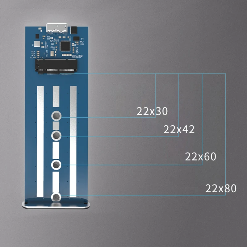Blueendless 2242 2260 2280 мм M.2 Ngff(Sata) Ssd для Usb 3,0 Внешний Hd Жесткий диск чехол для хранения адаптер Поддержка B Ke