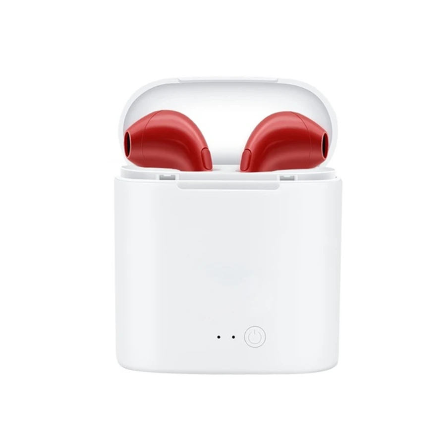 i7s-WR I7s TWS беспроводные наушники спортивные наушники I7 Bluetooth наушники гарнитура с микрофоном для смартфона IPhone Xiaomi samsung huawei LG - Цвет: i7s-WR
