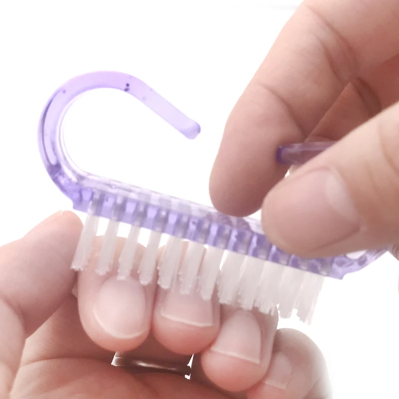 

New 50pcs/lot Nail Art Profesinal Brush Purple Salon UV Gel Brushes Nails Dust Cleaning Soft Remove Polish Pincel Para Acrilico