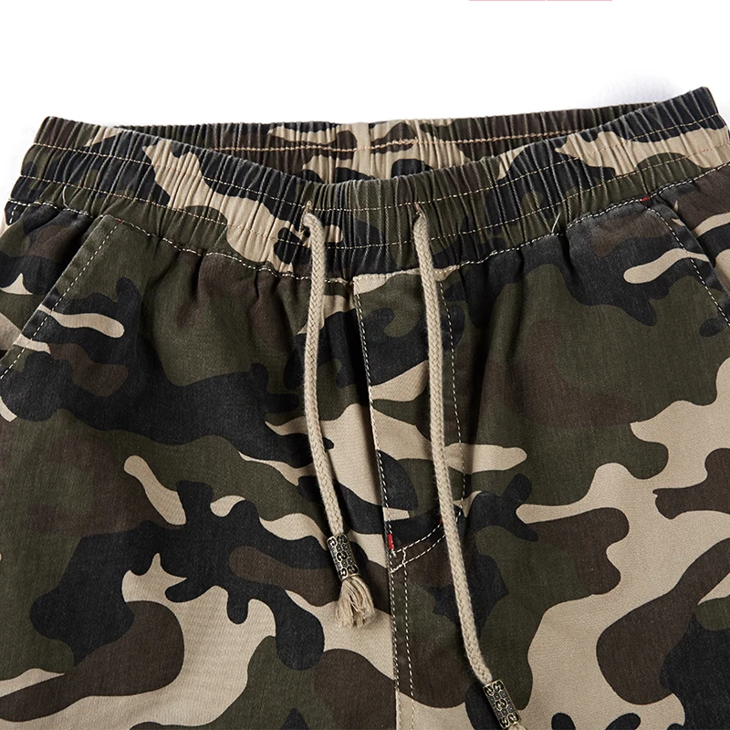 2017 Мужская Бегуном Осень Карандаш Гарем Брюки Мужчины Камуфляж Военные Потерять
