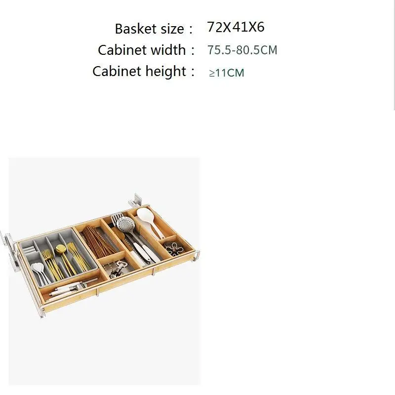 MODEL N Organizador Cocina Kuchnia аксессуары Organizar Para Armario из нержавеющей стали, органайзер, кухонный шкаф, корзина для хранения - Цвет: MODEL N