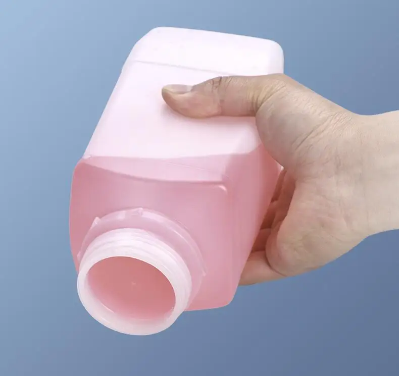 250 мл, 500 мл, 1000 мл HDPE пластиковая бутылка для хранения с широким горлышком с защитной крышкой для вскрытия пищевой материал
