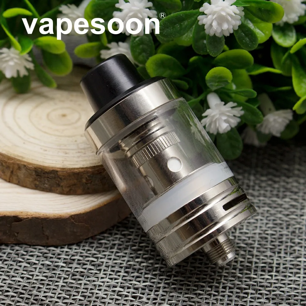 

vapesoon EC-1 RTA Atomizer Tank Diameter 22mm EC Coil Head vs Melo 3 mini for Vape e-Cigarette 30-100W Box Mod Kit