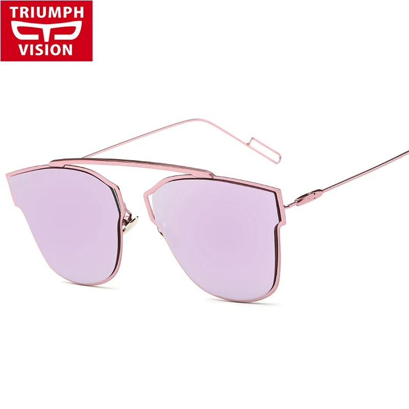 Очки солнцезащитные TRIUMPH VISION женские брендовые дизайнерские модные зеркальные