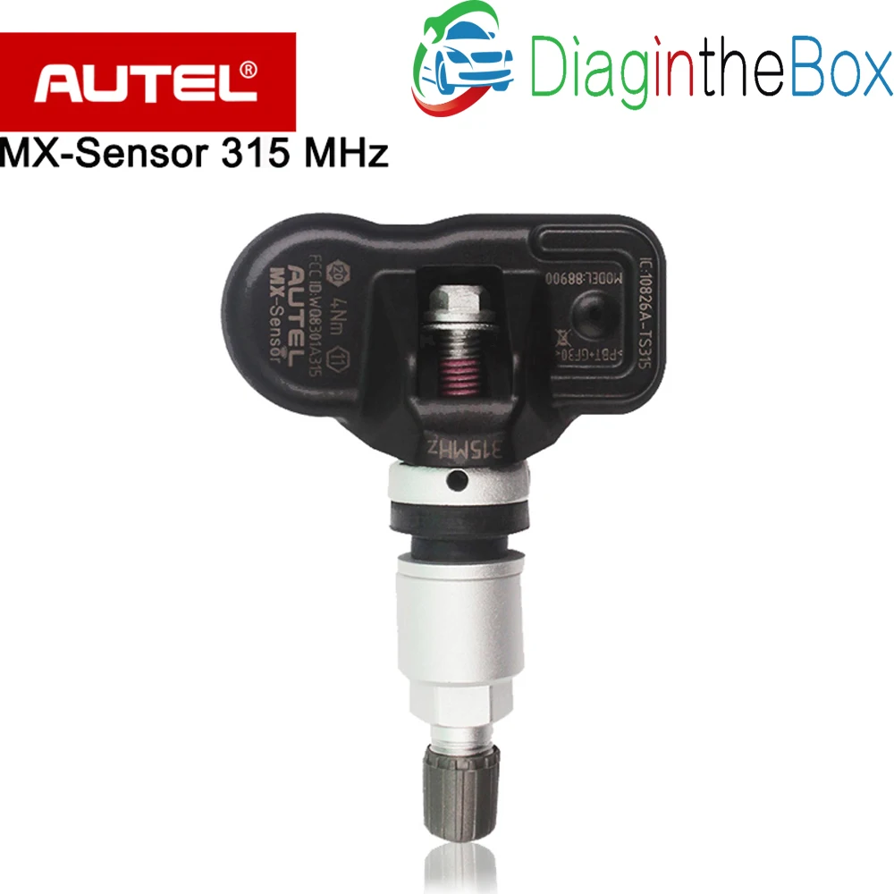 Autel MX sensor 2 в 1 315MHz & 433MHz Clamp In OE Level Программируемый датчик для системы контроля