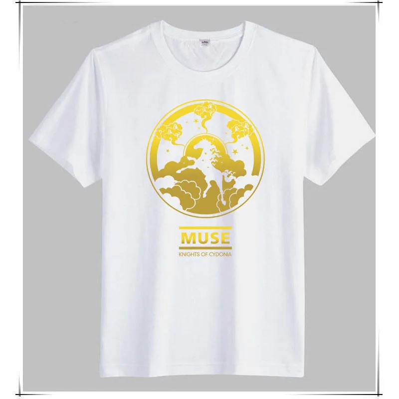 Euro Size S~3XL Fashion MUSE T Shirt Men Rock N Roll t shirt Experimental rock Matthew James Bellamy Tops | Мужская одежда