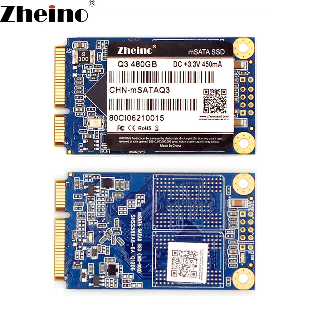Zheino SSD mSATA3 120 ГБ 240 ГБ 480 ГБ 128 ГБ 256 512 1 ТБ SSD мини msata SSD TLC Внутренний твердотельный накопитель для ноутбука Тетрадь