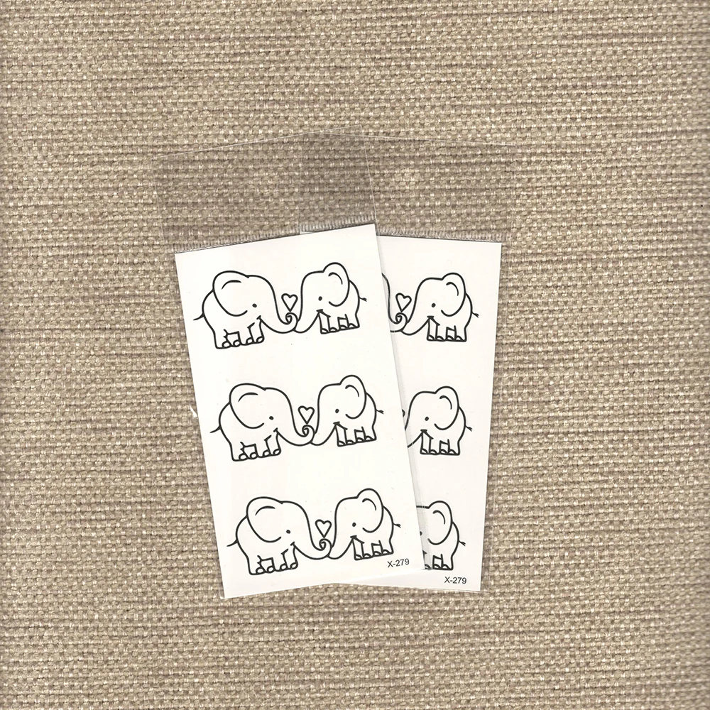 Фальшивая временная Переводные водяные татуировки черные линии любовь наклейка