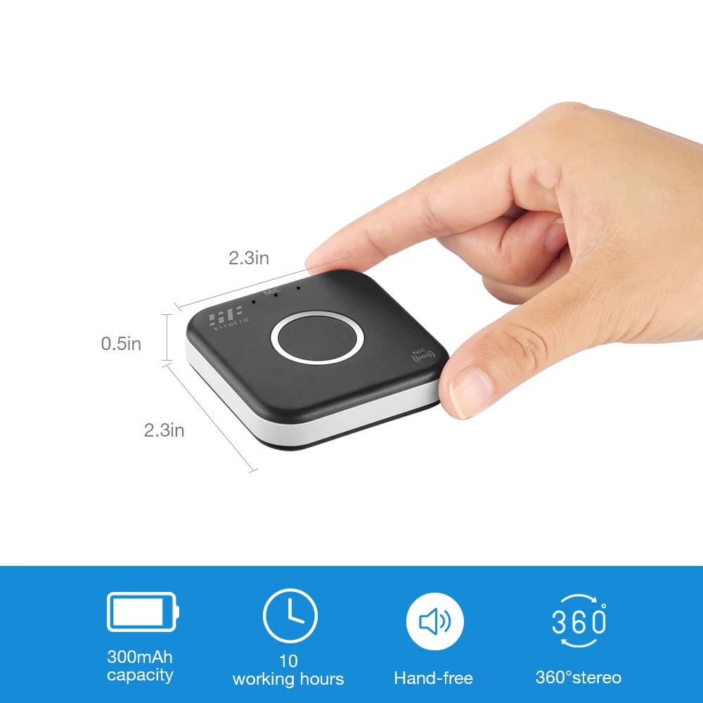 Siroflo Bluetooth передатчик приемник с NFC аудио 3,5 мм Aux Bluetooth адаптер для ПК смартфон Bluetooth приемник
