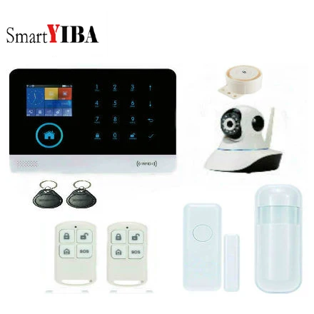 SmartYIBA Android IOS App Wireless &amp wifi GSM домашняя система охранной сигнализации (поддержка
