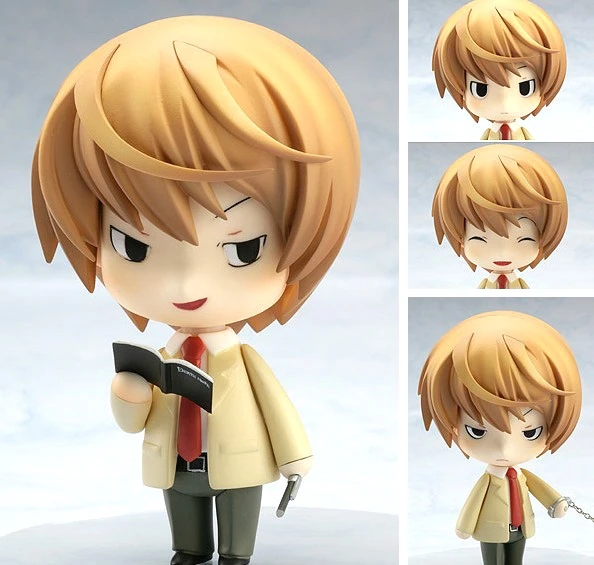 Аниме Симпатичные Nendoroid Death Note Ягами Лайт#12 ПВХ фигурку Коллекционная модель игрушки
