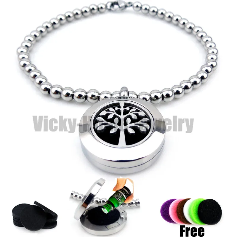 Luck Tree (20 мм) браслет из бисера ароматерапия/эфирные масла медальон для