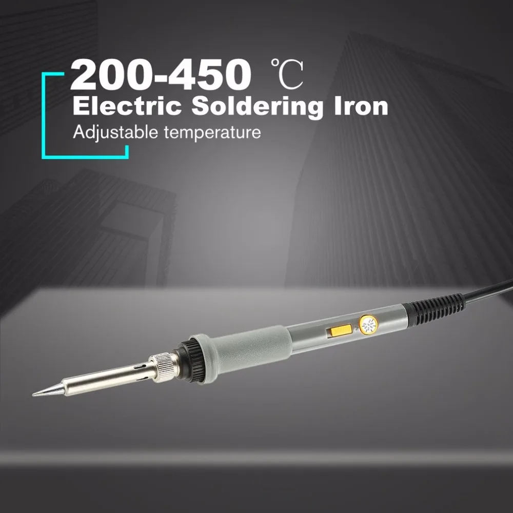 Регулировка температуры Электрический паяльник набор переключатель питания