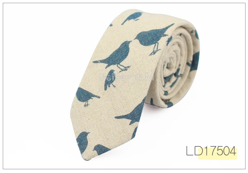 Fashion Mens Neck Tie Linen Skinny Tie for Men Wedding Party Print Neckties Casual Men Retro Neckwear Star Female Cartoon Ties