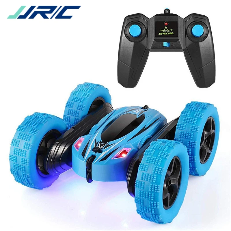 JJRC D828 1/24 Мини RC Автомобиль 2 4G 4WD двухсторонний трюк Rc автомобиль вращение на 360