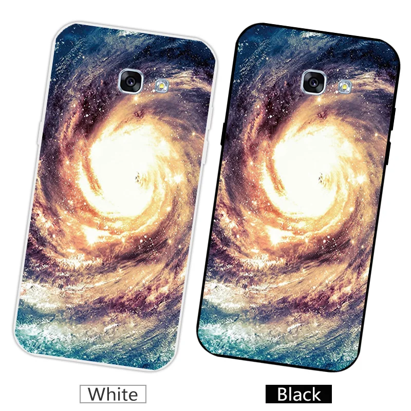 for Samsung Galaxy A5 2017 Case Soft Silicone Plumage Back Cover A520F A520 Capa Fundas A 5 Coque | Мобильные телефоны и